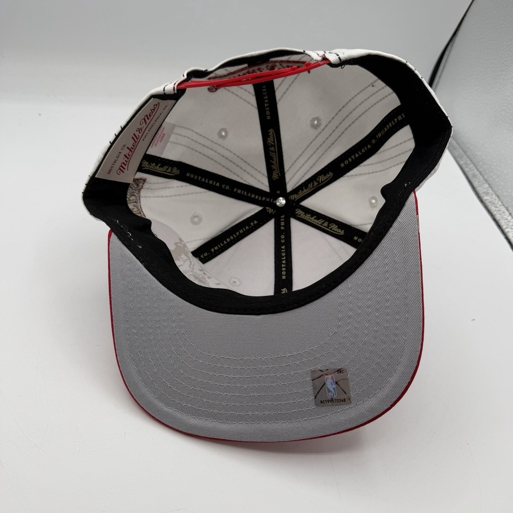 Mitchell & Ness Philadelphia 76ers Triplin Hat Cap Snapback Original Fit Retro - Picture 8 of 10